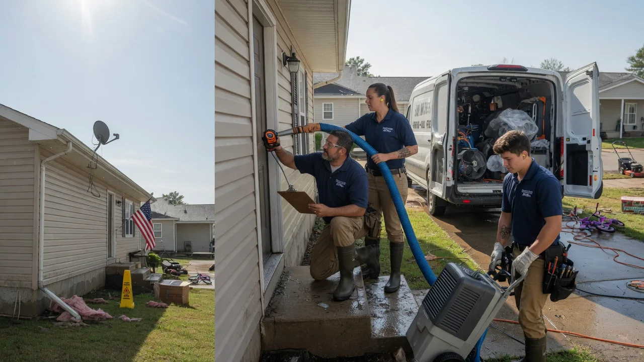 Ceiling Water Damage Restoration in Brookesmith, TX near me